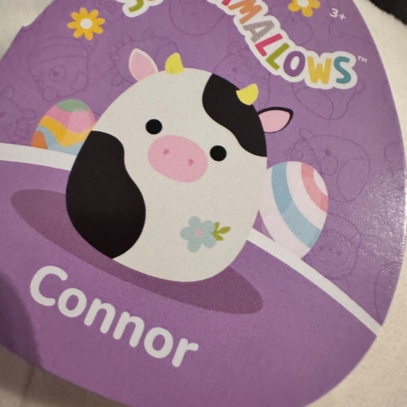 Cute Connor the cow 12” squishmallows Easter spring floral flower - Picture 3 of 3